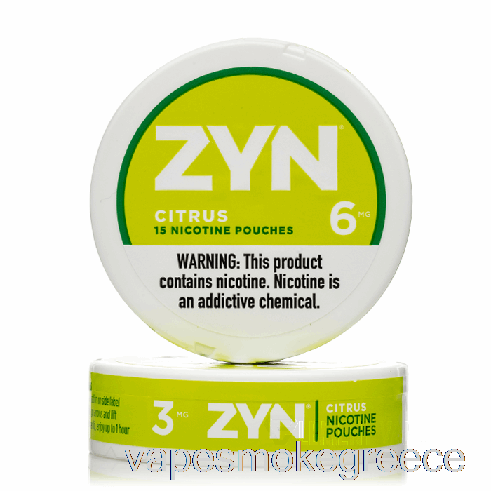 Vape Greece Zyn σακουλάκια νικοτίνης - εσπεριδοειδή 3mg (5-συσκευασία)